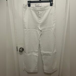 Frank & Eileen Wexford Wide Leg Linen Pant size 6